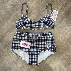 The Ginger Bottom & Rachel Top Puckered Madras